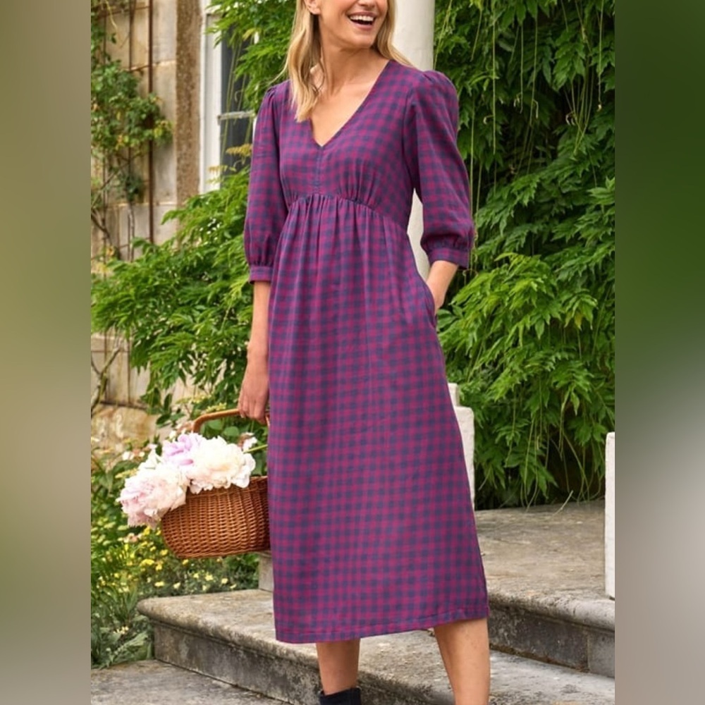 Woolovers Gingham Check Dress 4